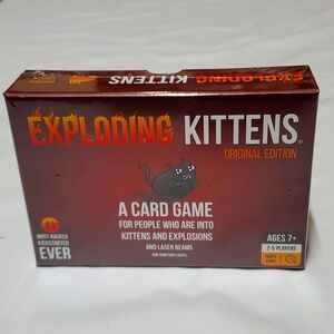 NIB Exploding Kittens Card Game-Original Edition